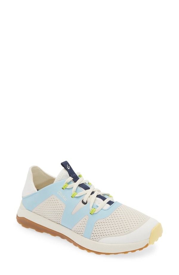 オルカイ レディース シューズ スニーカー OluKai Huia Sneaker White Sand Misty Blue ホワイト