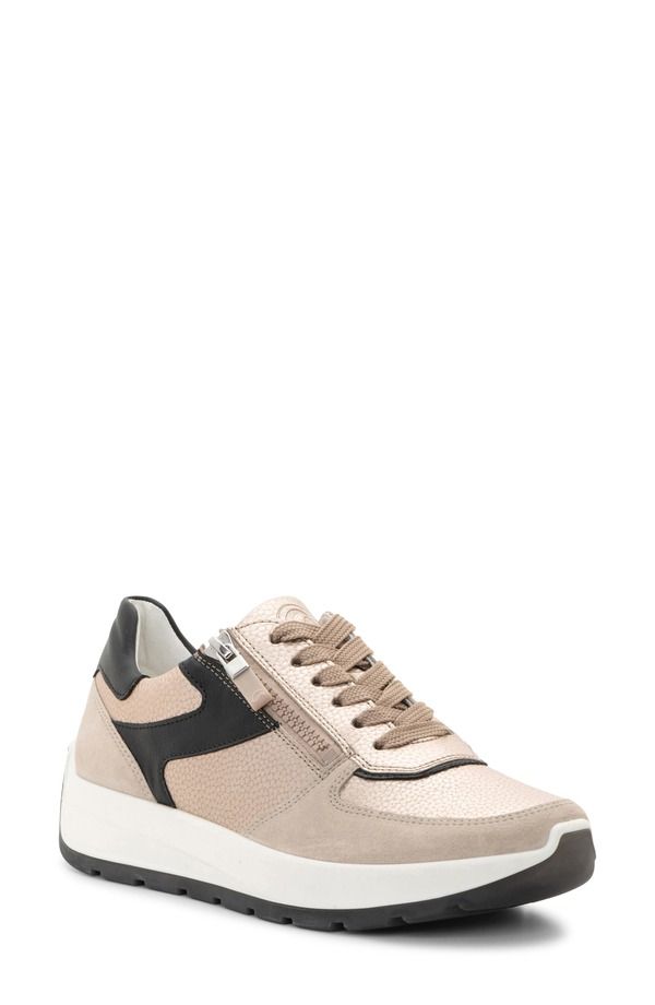 アラ レディース シューズ スニーカー ara Nagano Sneaker Sand Shell Black ブラック