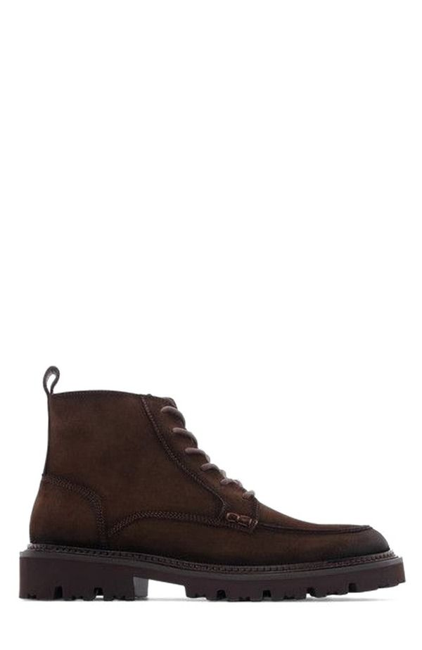 アンソニー ヴィア メンズ シューズ ブーツ・レインブーツ Anthony Veer Everest Moc Boot Dark Brown Suede ブラウン
