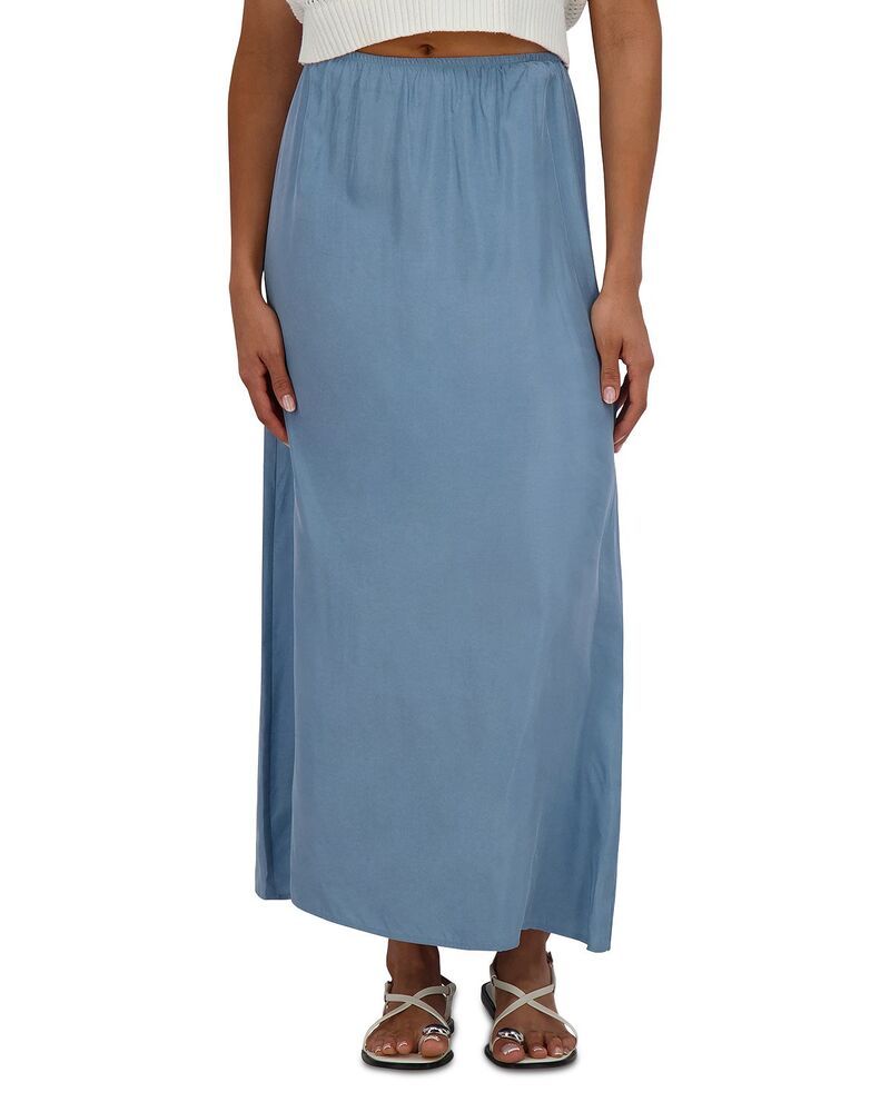 ポイント レディース ボトムスカート A ライン Point Brushed A Line Skirt Blue ブルー