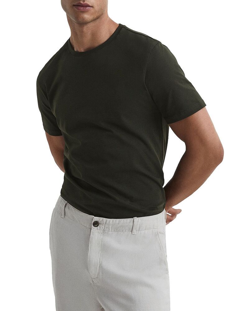 レイス メンズ トップス Tシャツ クルーネック REISS Bless Crewneck Tee Oxidised Green グリーン
