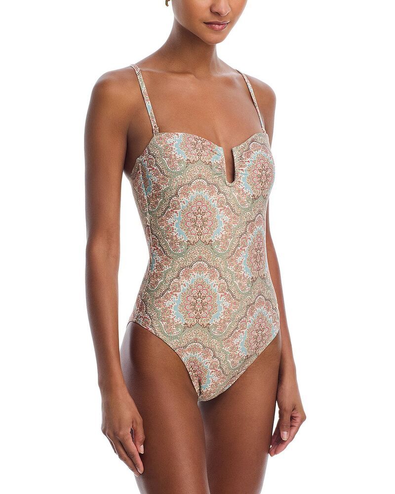 ペイジ レディース 水着 上下セット PAIGE Gianna U Ring Front One Piece Swimsuit Surf Multi マルチカラー 30,420円