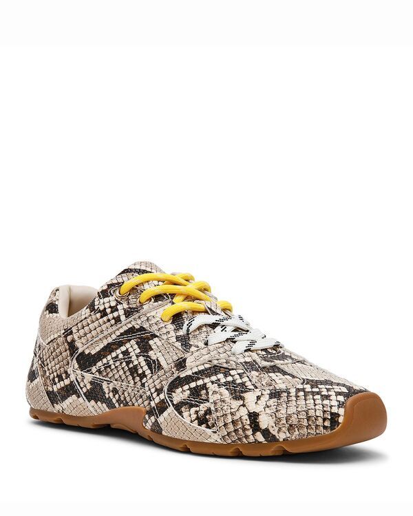 スティーブ マデン レディース シューズ スニーカー STEVE MADDEN Womens Aziel Sneakers Tan Snake タン