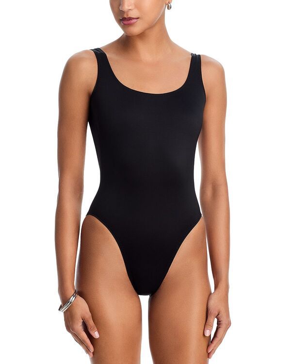 ノーマカマリ レディース 水着 上下セット Norma Kamali Nio Super Low Back One Piece Swimsuit Black ブラック