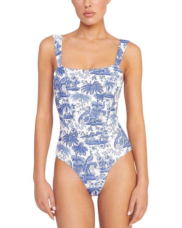 スタウド レディース 水着 上下セット STAUD Adelaide One Piece Swimsuit Blue Toile ブルー