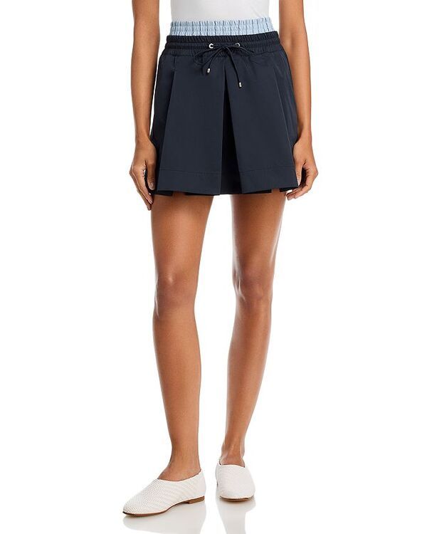 スリーワンフィリップリム レディース ボトムスカート ミニ 31 Phillip Lim Ripstop Double Waist Mini Skirt Midnight