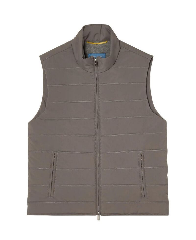 ロバート タルボット メンズ アウター ベスト キルティング Robertalbott Driver Quilted Vest Gray グレー