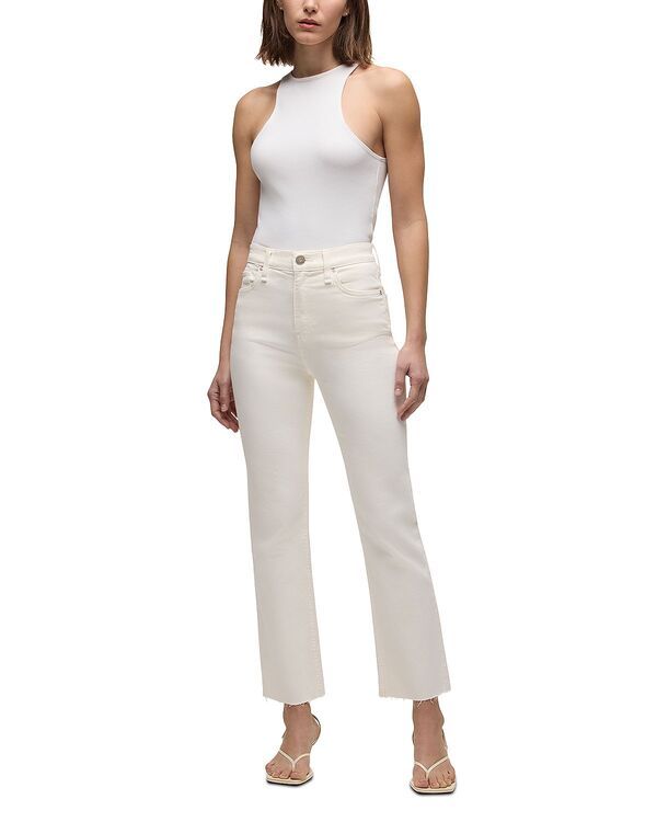 ハドソン レディース ボトムス デニムパンツ アンクル ジーンズ Hudson Remi High Rise Straight Ankle Jeans in Ecru エクリュ ハドソン レディース ボトムス デニムパンツ アンクル ジーンズ Hudson Remi High Rise Straight Ankle Jeans in Ecru エクリュ
