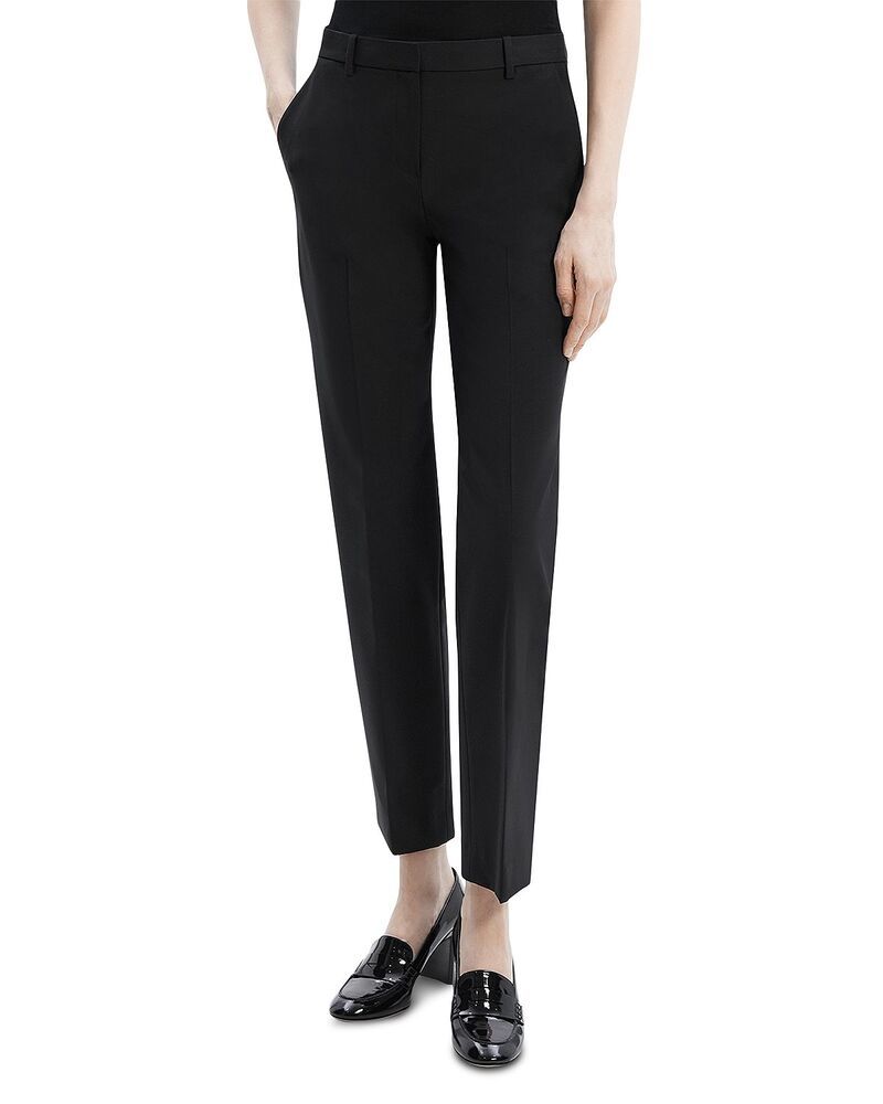 セオリー レディース ボトムス カジュアルパンツ Theory Treeca Classic Suit Pants Black ブラック