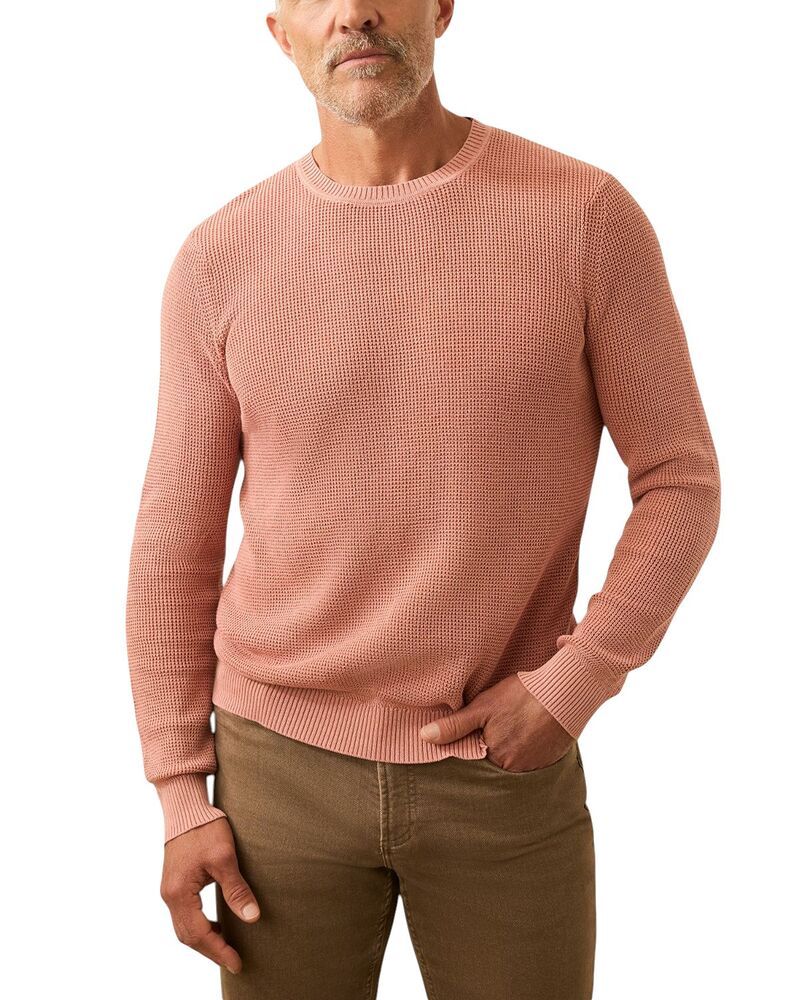 ファレティ メンズ アウター ニット・セーター クルーネック Faherty Sunwashed Crewneck Sweater Dusty Sienna