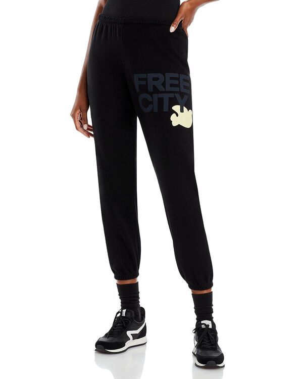 フリーシティ レディース ボトムス カジュアルパンツ スウェットパンツ コットン ロゴ FREECITY FREE CITY Cotton Logo Sweatpants Black Space Cr 33,670円