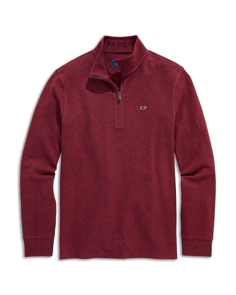 ヴァインヤードヴァインズ メンズ アウター パーカー・スウェット ハーフジップ シャツ Vineyard Vinesaltwater Quarter Zip Long Sleeve Sweatshir