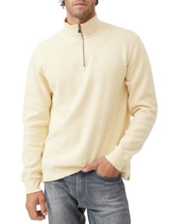 ロッドアンドグン メンズ アウター ニット・セーター ハーフジップ Rodd Gunn Alton Ave Quarter Zip Sweater Lemon