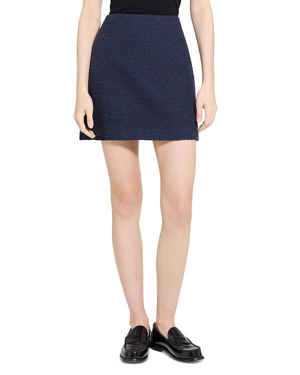 セオリー レディース ボトムスカート ミニ Theory CL Mini Skirt Nocturnal Navy ネイビー