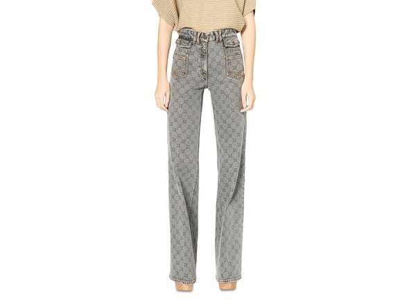 ジェラルド・ダレル レディース ボトムス デニムパンツ プリント ジーンズ Gerardarel Anna Printed Jeans in Charcoal チャコール