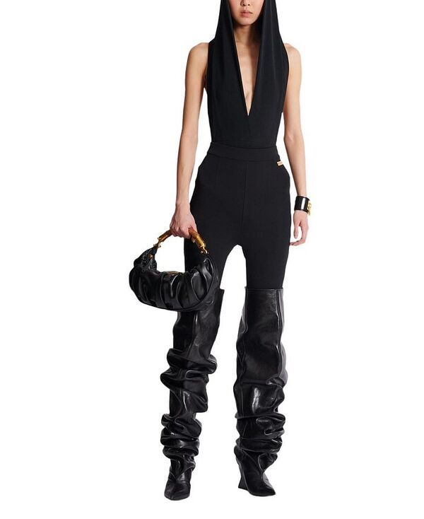 バルマン レディース ボトムス レギンス ジャージー Balmain Jersey Stirrup Leggings Black ブラック バルマン レディース ボトムス レギンス ジャージー Balmain Jersey Stirrup Leggings Black ブラック