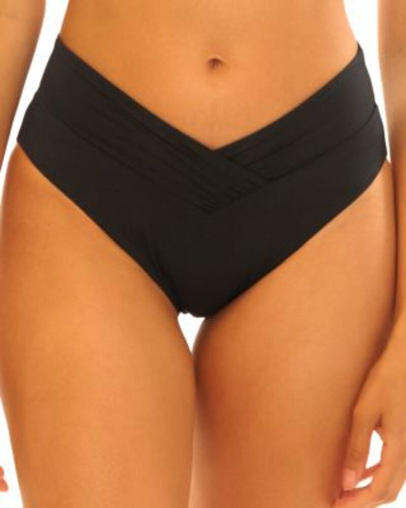 ベッカバイレベッカバーチュー レディース 水着 ボトムスのみ BECCA by Rebecca Virtue Color Code American Fit Bikini Bottom Black ブ