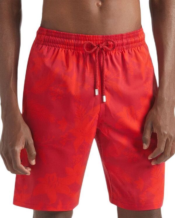 ヴィルブレクイン メンズ 水着 ハーフパンツ・ショーツ プリント Vilebrequin Okorise Printed 75 Swim Trunks Lipstick