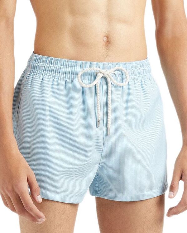 ヴィルブレクイン メンズ 水着 ハーフパンツ・ショーツ プリント Vilebrequin Milton Printed 2 Swim Trunks Medium Blue ブルー