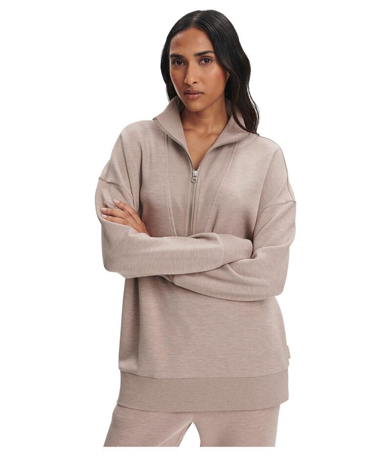 バーレイ レディース アウター パーカー・スウェット Varley Masie Longline Sweataupe Marl マール