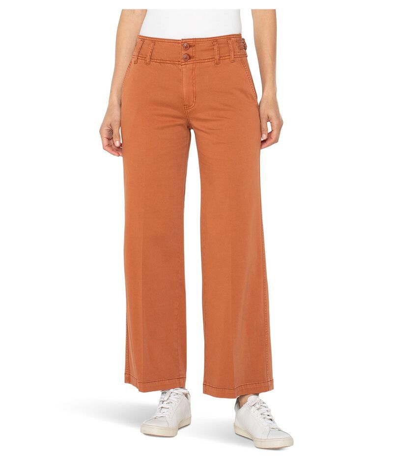 リヴァプール ロサンゼルス レディース ボトムス カジュアルパンツ ワイドレッグ Liverpool Los Angeles HighRise Cinch Waist Wide Leg Pants G