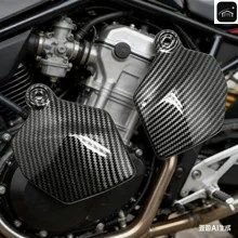 ABS素材カーボンファイバー製オートバイサイドアッパーフレームカバーフェアリングカウル ホンダ CBR1000RR 2017-2019