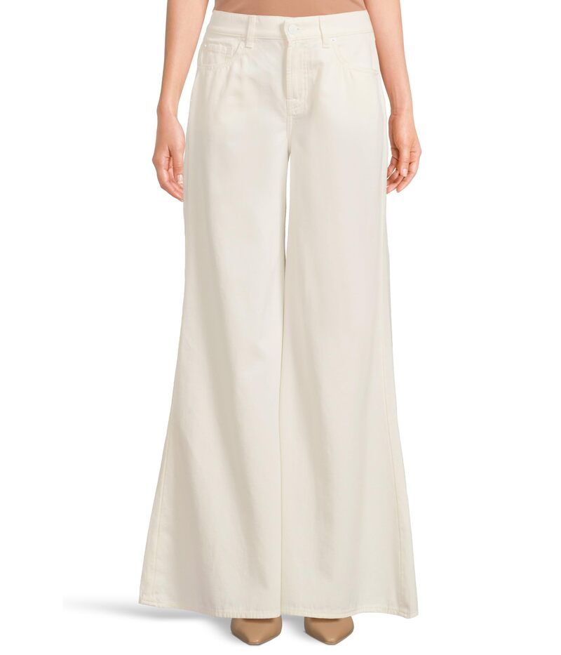 セブンフォーオールマンカインド レディース ボトムス デニムパンツ 7 For All Mankind Willow Wide Crop Linen Ostuni 1