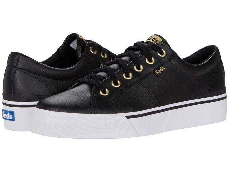 ケッズ レディース シューズ スニーカー レース Keds Jump Kick Duo Lace Up BlackGold ブラック