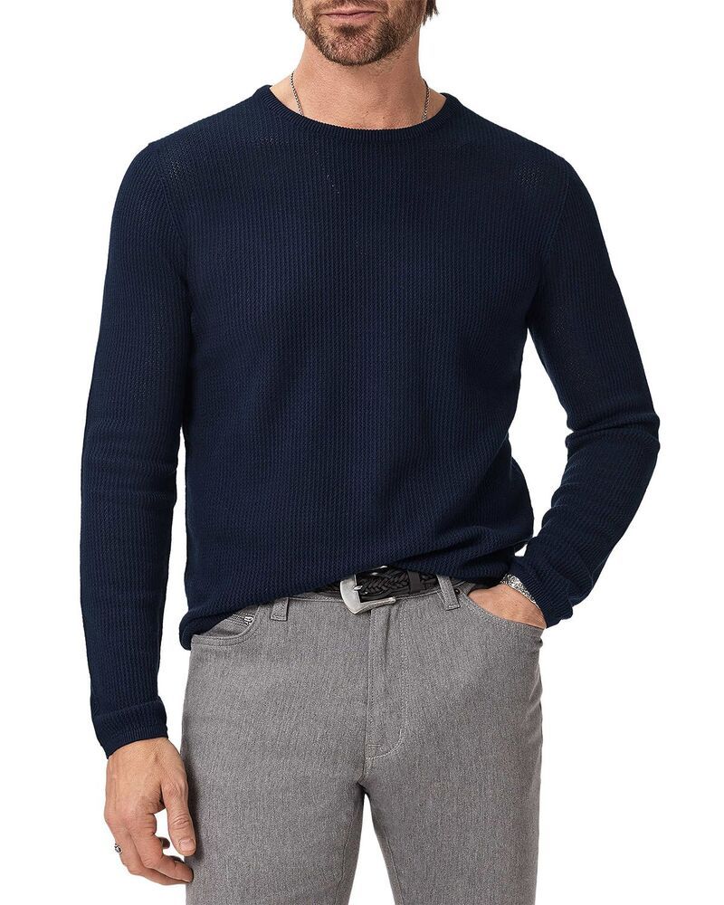 ジョンバルベイトス メンズ アウター ニット・セーター クルーネック メッシュ John Varvatos Montclair Long Sleeve Mesh Crewneck Sweater De