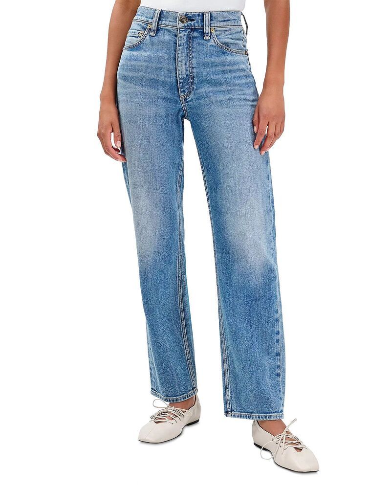 ラグアンドボーン レディース ボトムス デニムパンツ アンクル ジーンズ rag bone Harlowe Mid Rise Ankle Straight Jeans in Amity