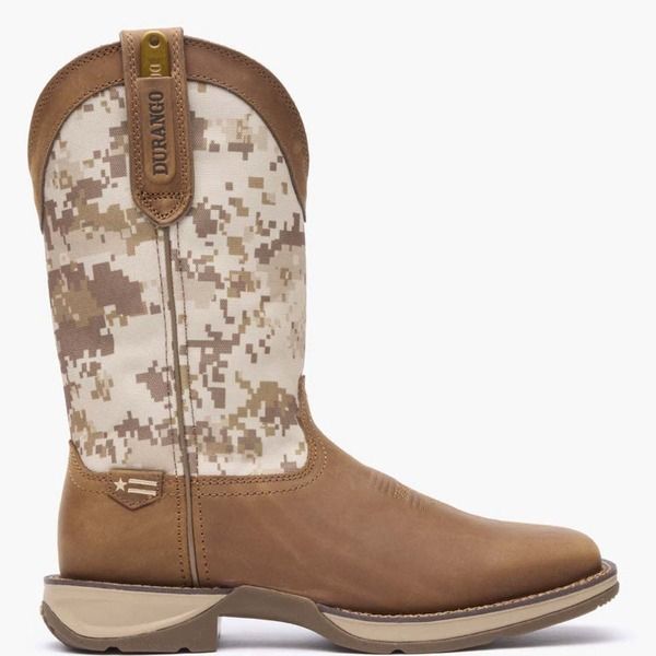 ドゥランゴ メンズ シューズ ブーツ・レインブーツ DURANGO Desert Camo Pullon Western Boot Dusty Brown Andesert Camo ブラウン