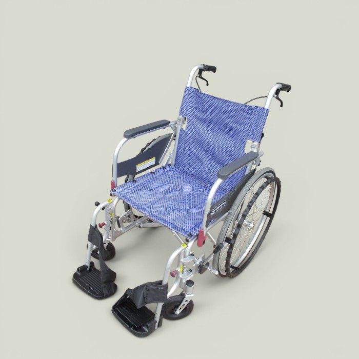 送料無料（一部地域を除く）カワムラ自走式車椅子KFP22-42SB　ts-26-0622-02