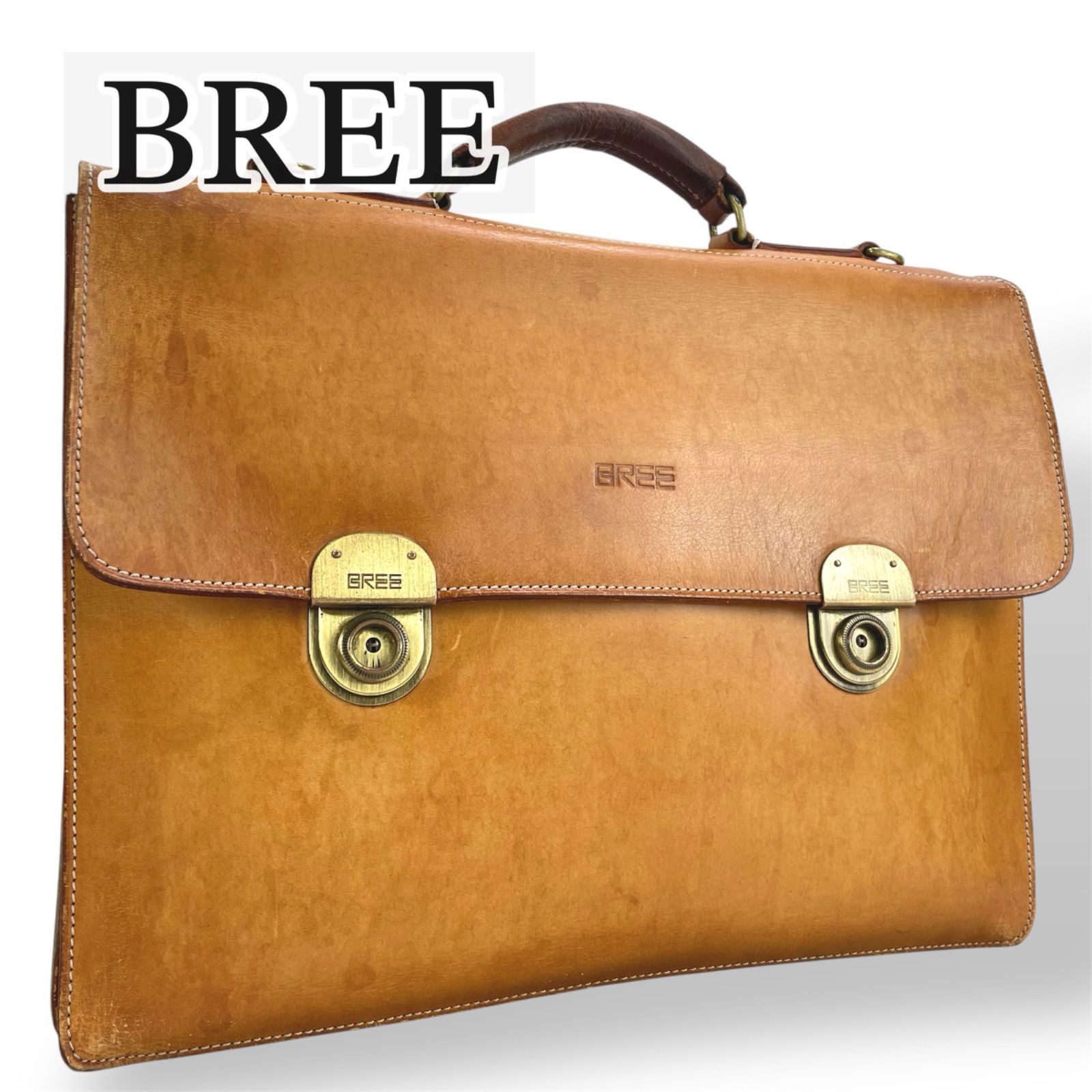 BREE ブリー ビジネスバッグ ブリーフケース ヌメ革 本革 書類カバン