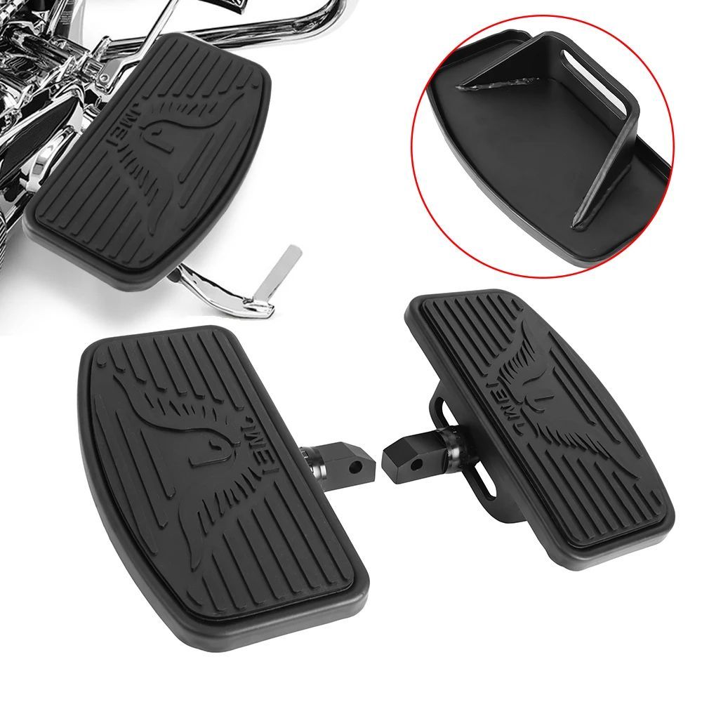 2PCS MOTORCYCLE REAR PASSENGER FLOORBOARD MOUNT-STYLE FOOT REST FLOORBOARDS HONDA VTX1300 VTX1800