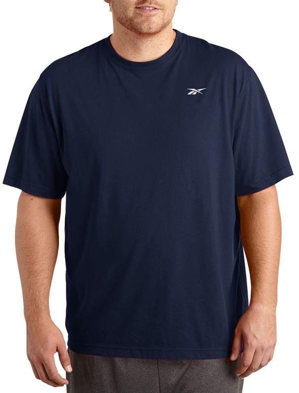 リーボック メンズ トップス Tシャツ ジャージー Reebok Performance Jersey Tech TShirt Navy ネイビー