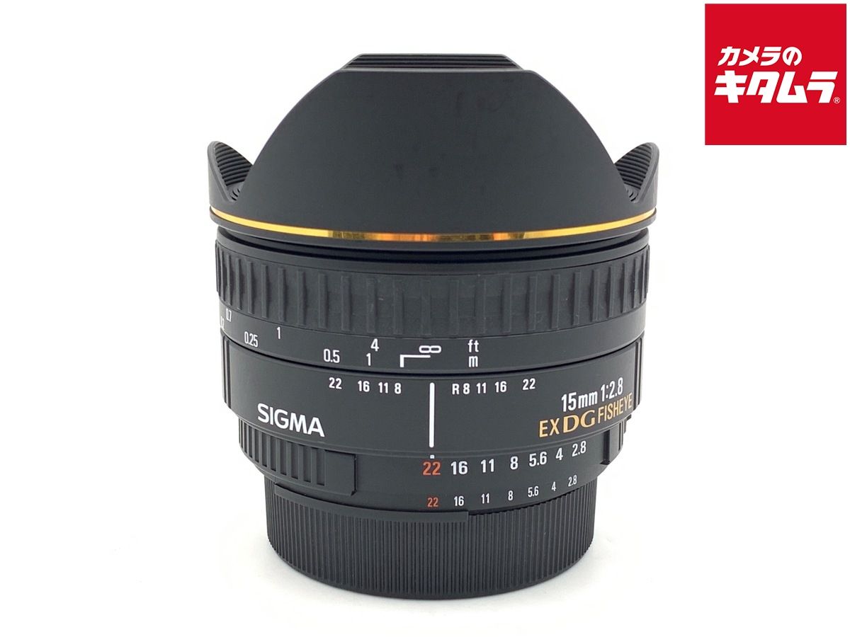 【中古】 【良品】 シグマ 15mm F2.8 EX DG DIAGONAL FISHEYE ニコン用