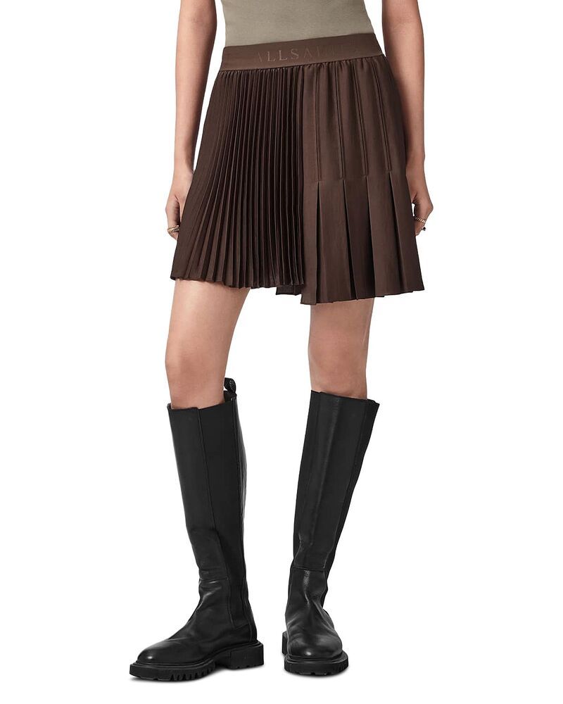 オールセインツ レディース ボトムスカート ミニ ALLSAINTS Jax Mini Skirt Bitter Brown ブラウン
