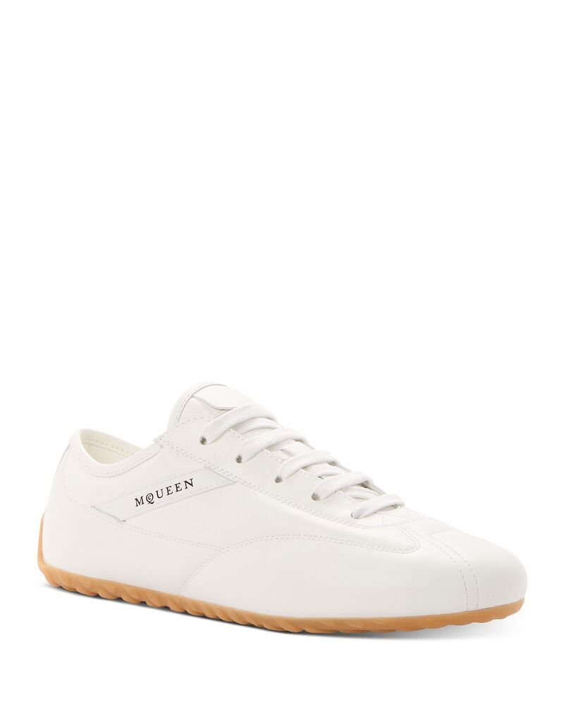 マックイーン レディース シューズ スニーカー レザー McQueen Womens Leather Sneakers Dark Sand サンド