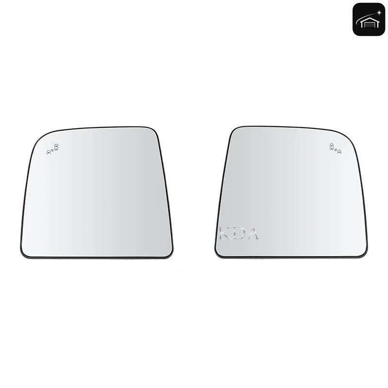 左右ヒーテッドブラインドスポット警告リアミラーガラス 日産タイタン 2016-2019 タイタンXD 2016-2018 96366-EZ10B