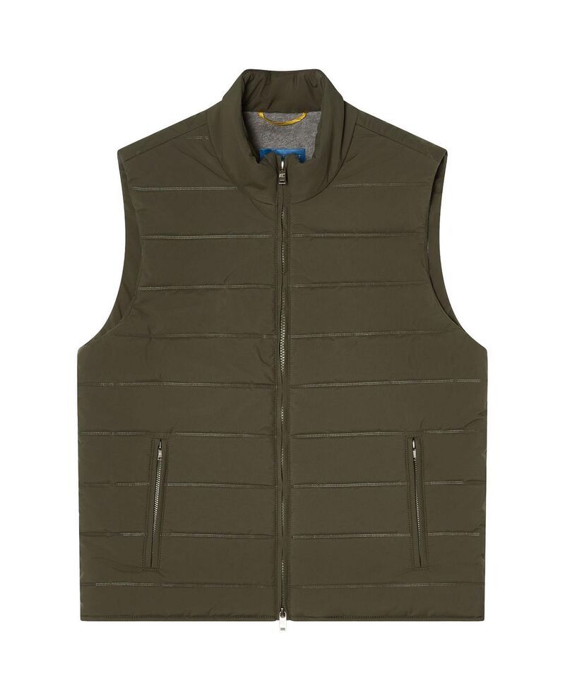 ロバート タルボット メンズ アウター ベスト キルティング Robertalbott Driver Quilted Vest Sage Green グリーン