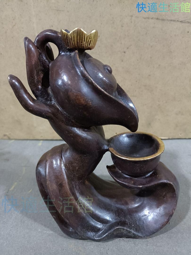 人気 新品 人気 新品 銅器 仏手倒流香 茶台 机 事務室 薫香炉 装飾品 工芸品 置物 gyp622