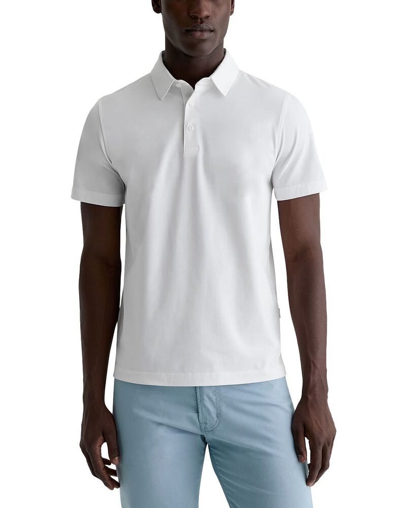 エージー メンズ トップス ポロシャツ AG Classic Fit Polo Shirtrue White ホワイト
