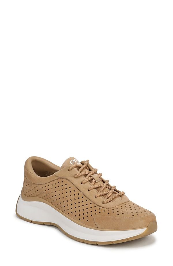 ナチュライザー レディース シューズ スニーカー Naturalizer Perforated Sneaker Dune Dustan タン