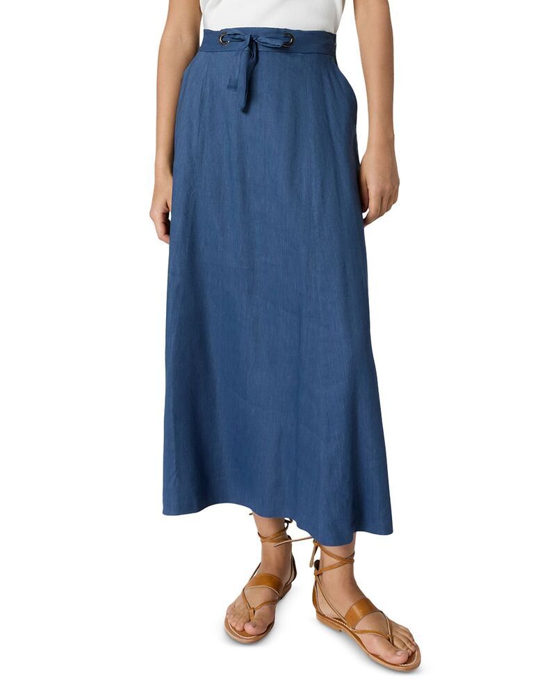 ジェラルド・ダレル レディース ボトムスカート Gerardarel Jihane Tie Waist Skirt Indigo インディゴ