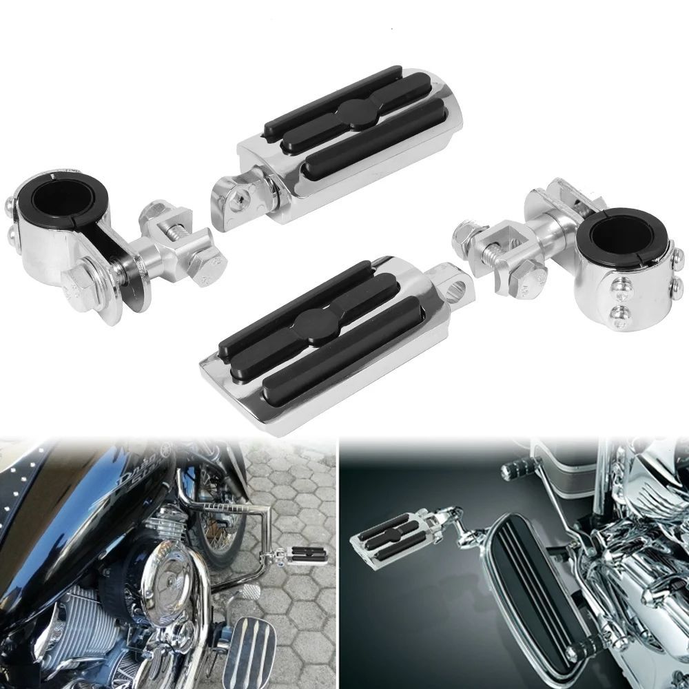 1 1/4インチ 32MM MOTORCYCLE FOOT REST HIGHWAY ENGINE GUARD FOOT PEGS MOUNT HARLEY ELECTRA GLIDE ULTRA CLASSIC