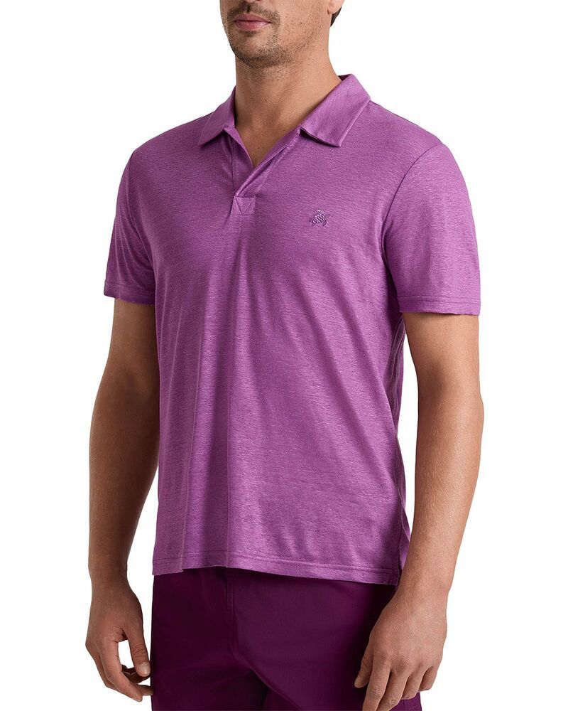 ヴィルブレクイン メンズ トップス ポロシャツ レギュラーフィット リネン Vilebrequin Regular Fit Short Sleeve Linen Polo Shirt Prelat