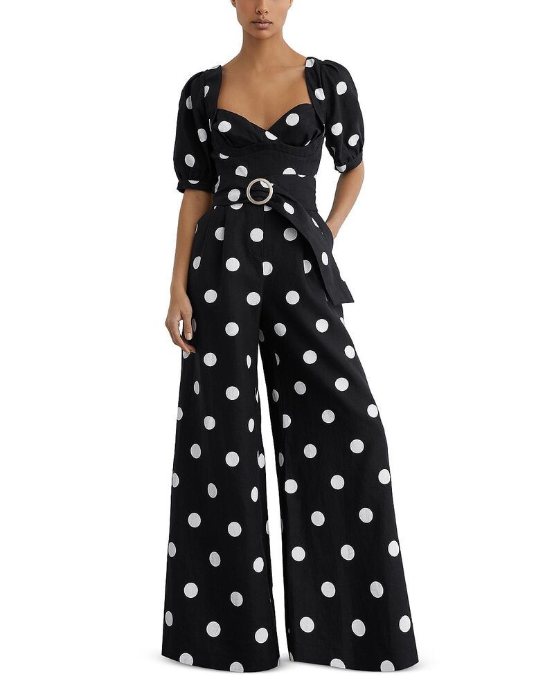 レイス レディース トップス ジャンプスーツ REISS Brook Jumpsuit NavyIvory アイボリー