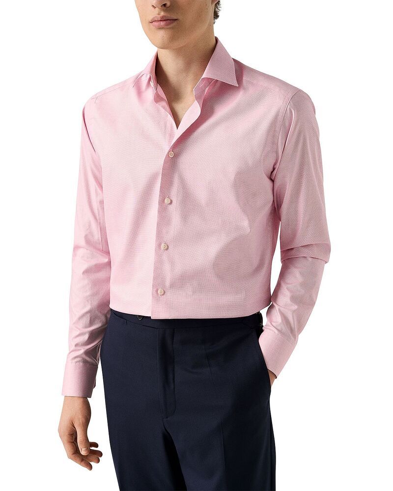エトン メンズ トップス シャツ オックスフォード Eton Signature Oxfordresshirt Medium Pink ピンク