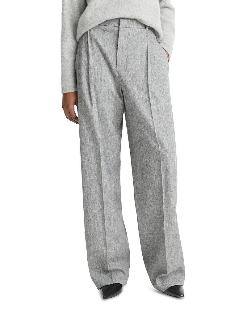 ヴィンス レディース ボトムス カジュアルパンツ Vince High Waisted Pants Dark Stone Grey グレー
