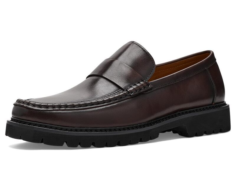 スティーブ マデン メンズ トップス シャツ Steve Madden Bradner Brown Leather ブラウン
